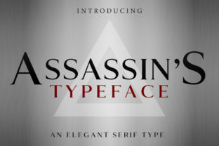 Assassin's: A Bold Serif Font with a Cinematic Edge