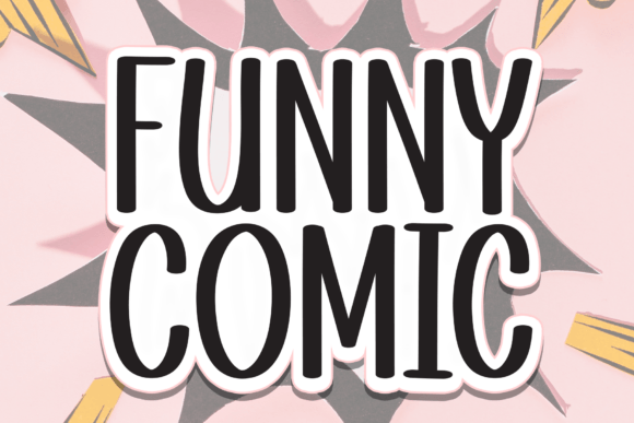 Funny Comic: A Handwritten Font That Radiates Joy