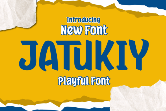 Jatukiy Font: Playful Typography for Creative Projects