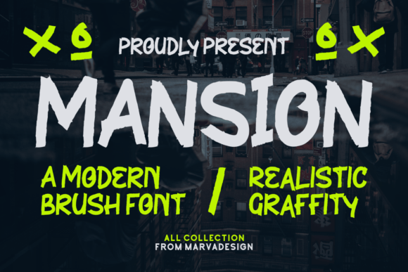 Mansion: The Modern Brush Font That Brings Bold Style