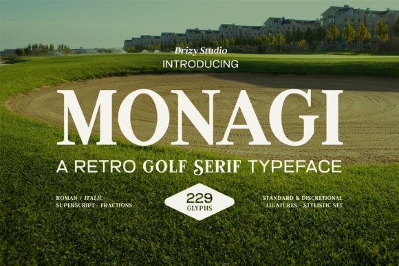Monagi: The Serif Font Bridging Classic Golf and Modern Design