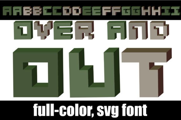 Over and Out: Command Attention with a Military-Style Font