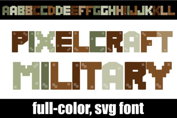 Pixelcraft Military: Command Attention with This Creative Font