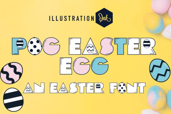 Pog Easter Egg: A Playful Font for Easter Designs
