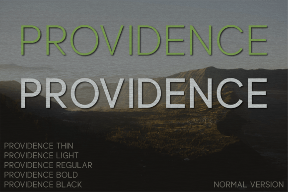 Providence: A Modern Sans Serif for Timeless Design