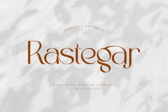 Rastegar: The Modern Sans Serif for Bold Branding