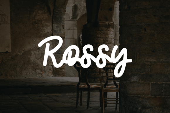 Rossy: The Modern Font for Bold Apparel and Branding