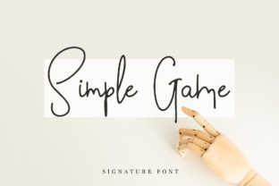 Simple Game: A Calligraphy Font for Modern Editorial Design