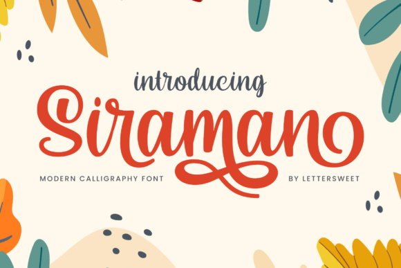 Siraman: A Handwritten Font with a Modern Edge
