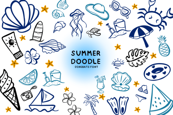Summer Doodle: A Playful Font for Creative Projects