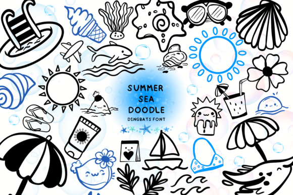 Summer Sea Doodle: Infuse Your Projects with Artistic Whimsy