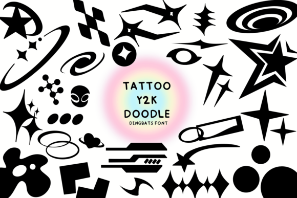 Tattoo Y2K Doodle: Injecting Artistic Whimsy into Modern Design