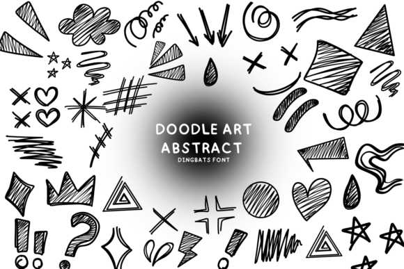 Unleash Playful Creativity with Doodle Art Abstract