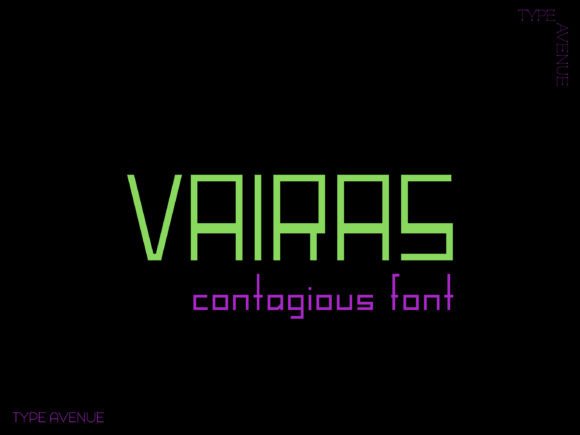 Vairas: A Typeface for the Digital Frontier